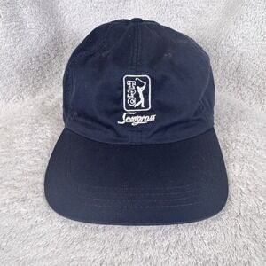 TPC  Sawgrass Golf Hat Adjustable Strap Lightweight Golfing Hat Navy Blue